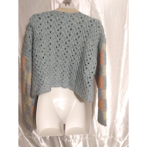 Shein Curve Sweater Knit Long Sleeve Cardigan Size 1XL - Picture 2 of 5